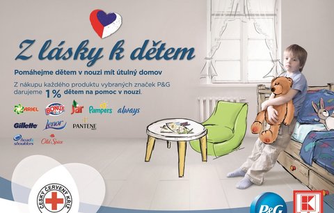 Český červený kříž, Procter & Gamble a Kaufland spouští iniciativu na pomoc potřebným dětem