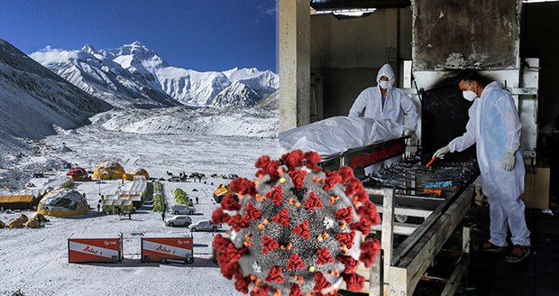 Nebezpečnou mutaci rozvezli horolezci z Mount Everestu. Prymula: Lépe se šíří vzduchem