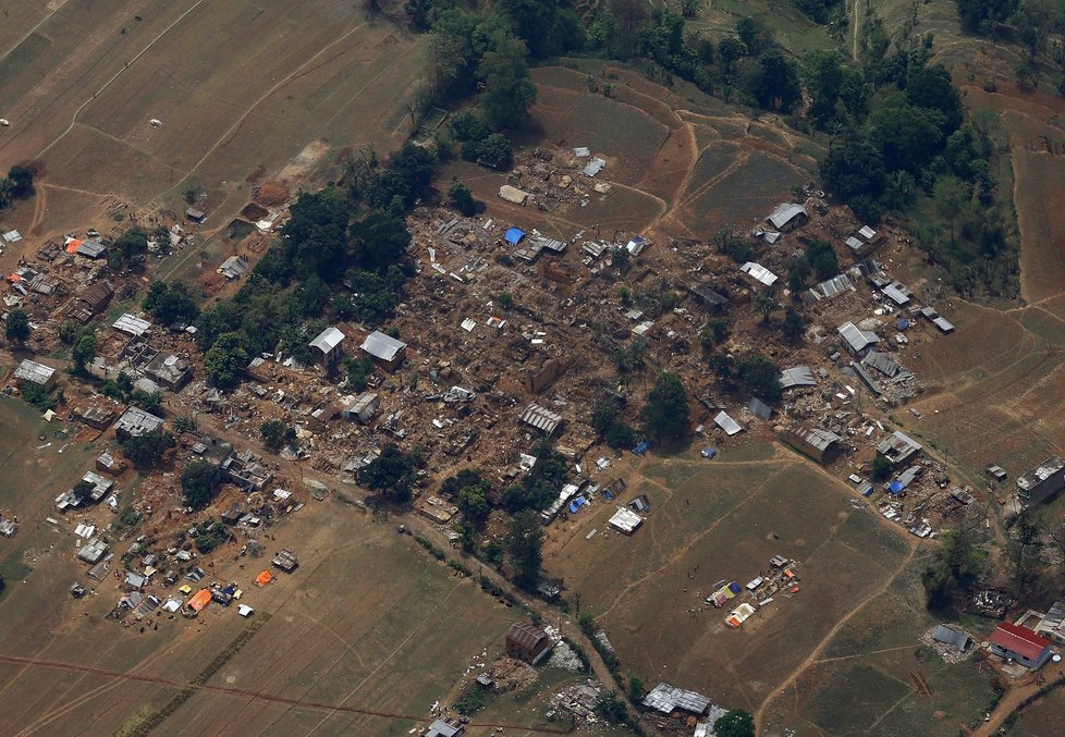 Zemětřesení v Nepálu: Zničená vesnice Sindhupalchwok