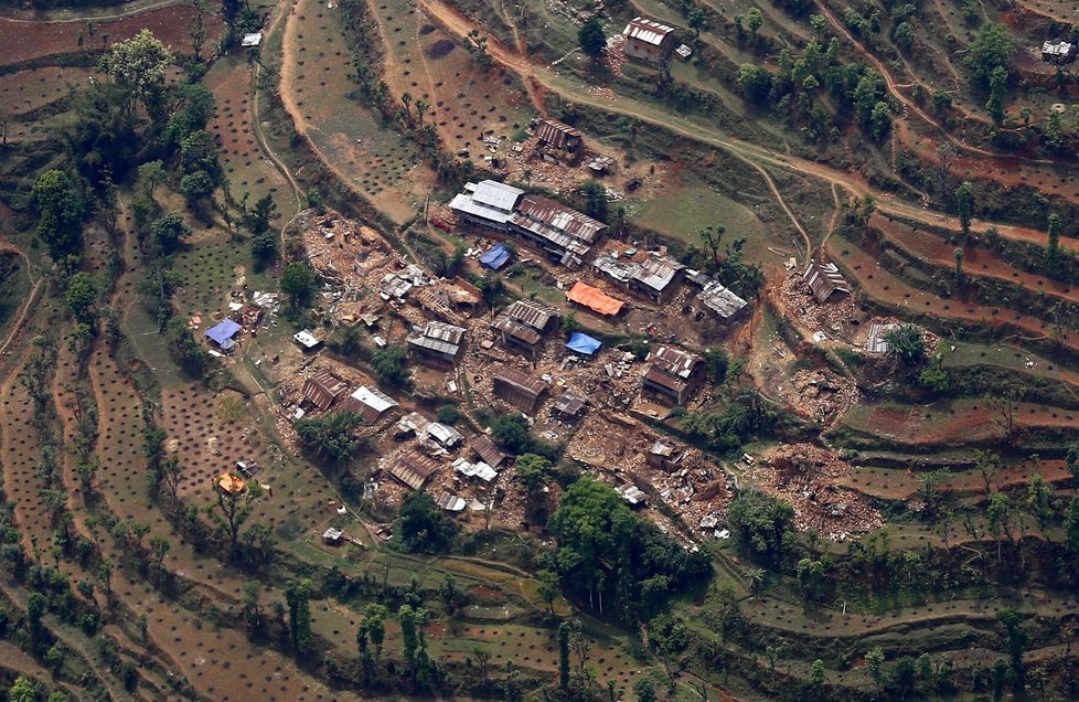 Zemětřesení v Nepálu: Zničená vesnice Sindhupalchwok