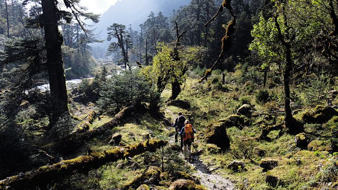 Některé scenerie v Nepálu jsou jako z filmu Cesta do pravěku