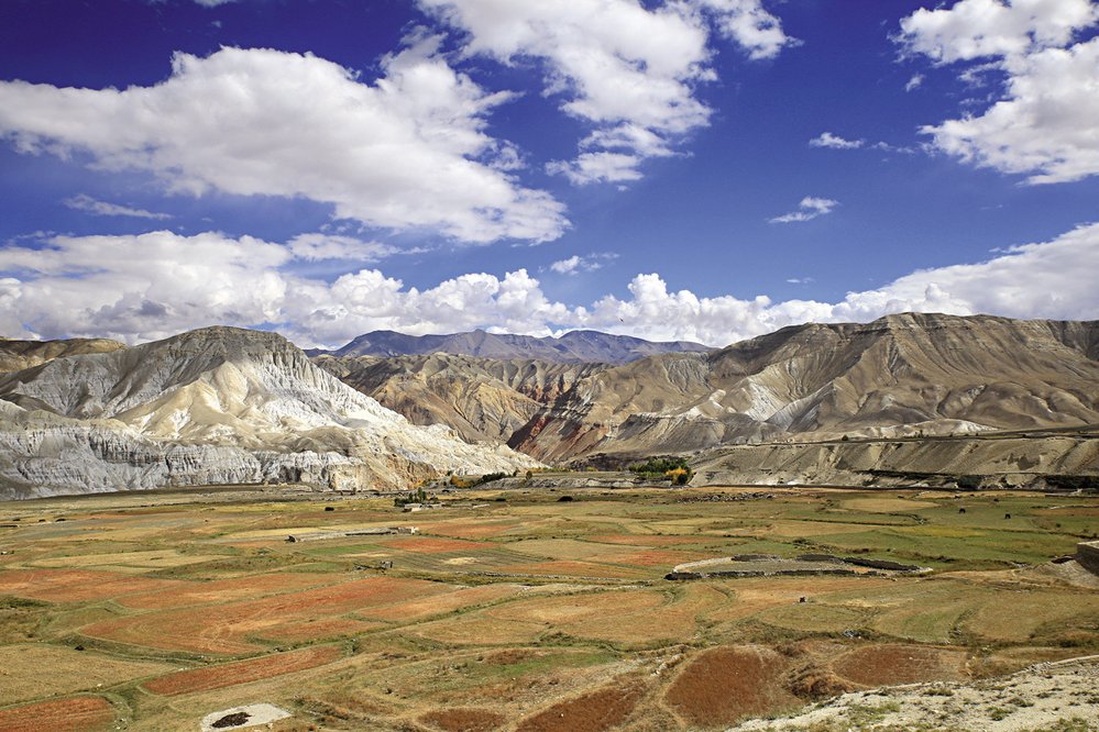 Vysokohorská poušť na Tibetské plošině