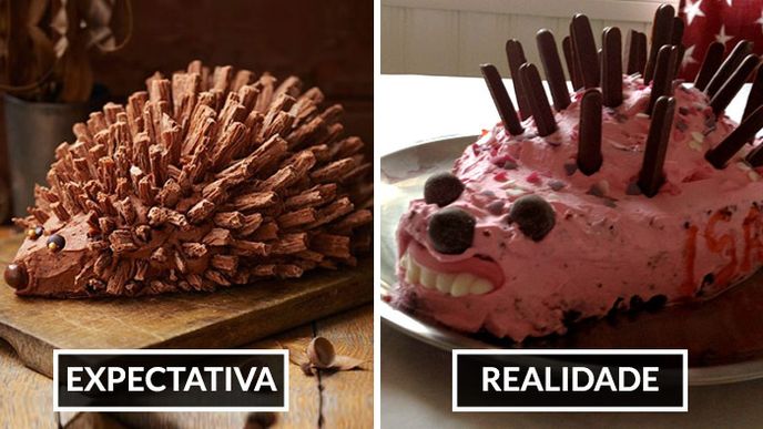 Tyhle narozeninové dorty se předlohám příliš nepodobají. Tyhle narozeninové dorty se předlohám příliš nepodobají.