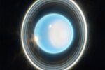 Snímek Uranu z Webbova teleskopu