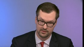 Ekonom David Havlíček v pořadu Otázky Václava Moravce