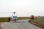 Těžce zraněného dřevorubce přepravil vrtulník záchranky do špitálu.