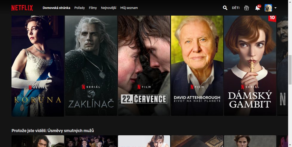 Český Netflix dnes nabízí většinu zahraničního obsahu s titulky, u hlavních trháků je ale k dispozici i dabing a nechybí ani rozšiřující se sbírka tuzemských filmů. Netflix je tedy atraktivní pro všechny generace a typy českých diváků. Nejen pro ty seriálové.