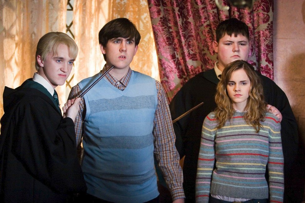 Harry Potter a Fénixův řád - Draco, Neville, Hermiona a Crabbe