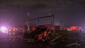New Orleans zasáhlo tornádo: Silná bouře má na jihu USA zatím jednu oběť