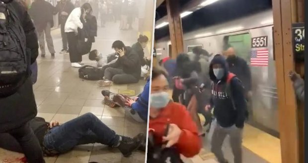 Střelba v newyorském metru: 18 zraněných, někteří vážně! Podezřelý utekl v plynové masce