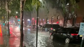New York už je pod vodou, a to ho zřejmě teprve čeká zásah hurikánu.
