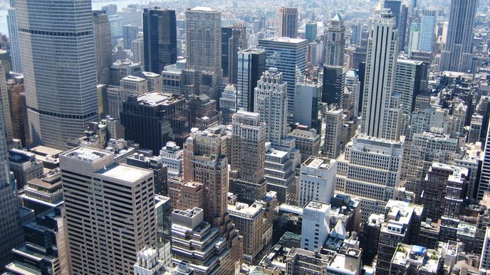 New York - pohled z Top of the Rock