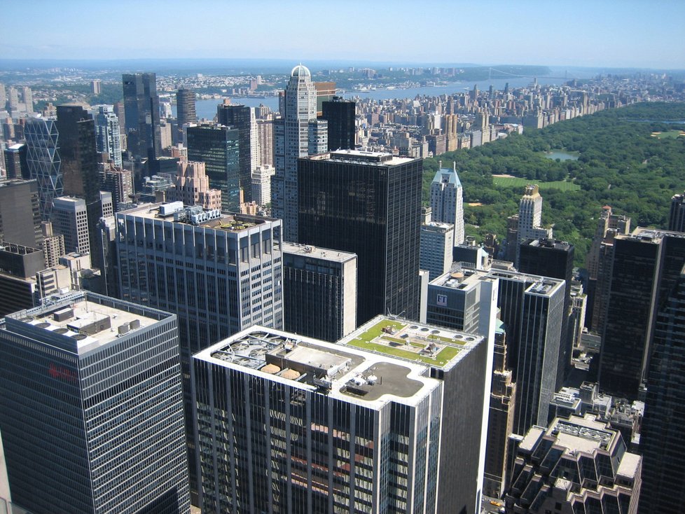 New York - pohled z Top of the Rock