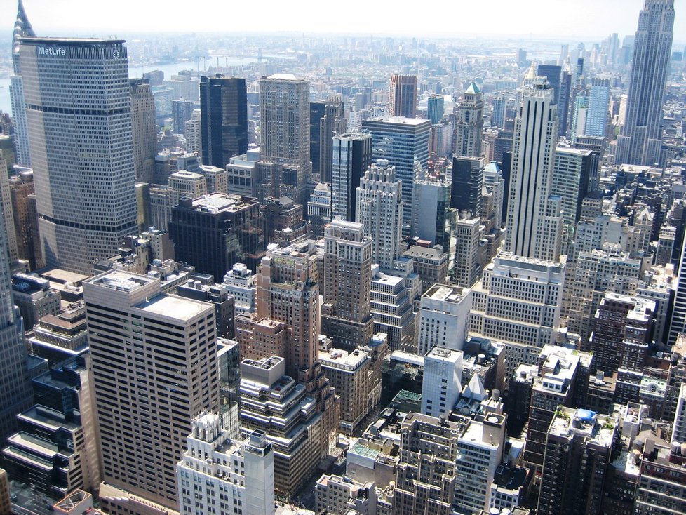 New York – pohled z Top of the Rock