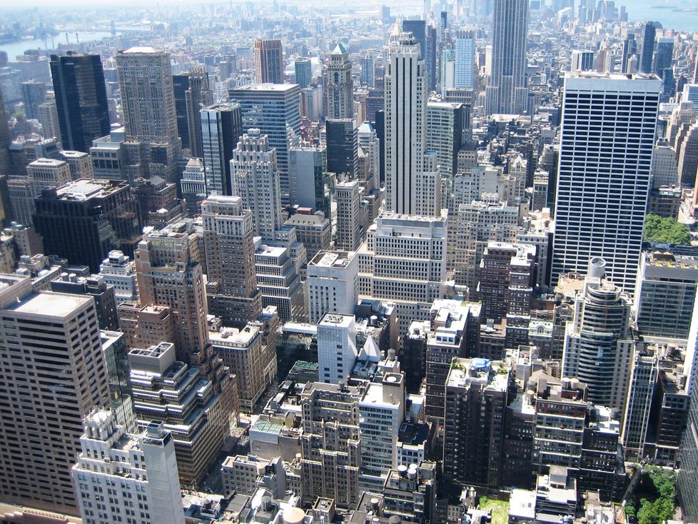 New York - pohled z Top of the Rock