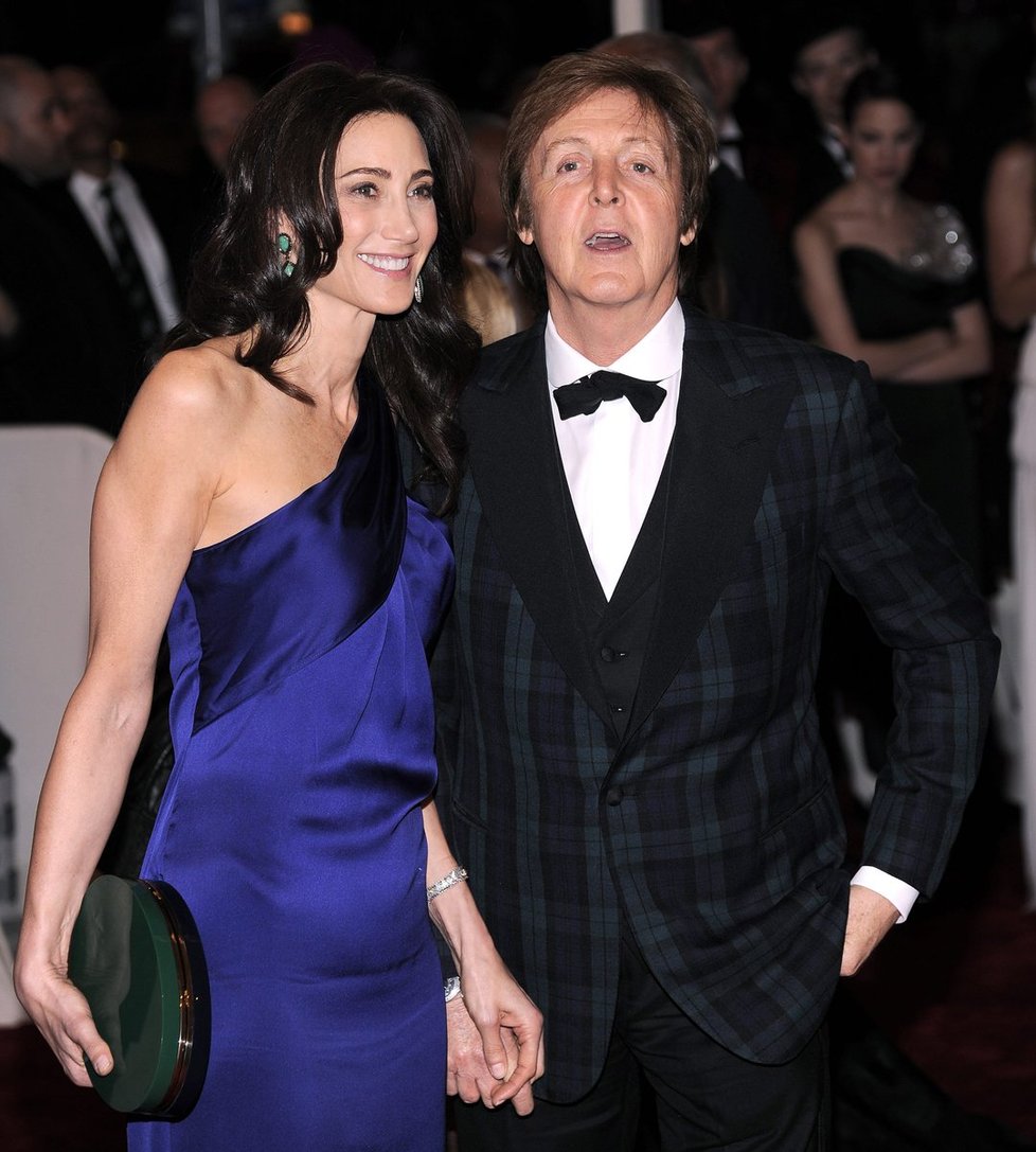 Muzikant Paul McCartney a Nancy Shavell