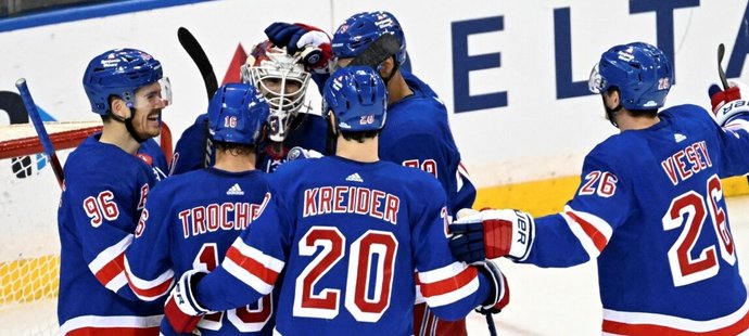 Základní část NHL ovládli Rangers! Edmonton přejel San Jose, Boston padl