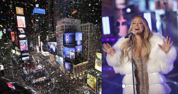 Mrazivý Silvestr v New Yorku: V -12 °C prosila o čaj i Mariah Carey