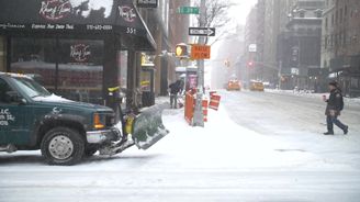 Exkluzivní video: Blizzard Stella zasáhl New York. Podívejte se na Times Square pod sněhem