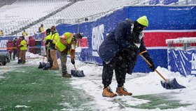 New York má letos bohatou sněhovou nadílku (14. 12. 2025).