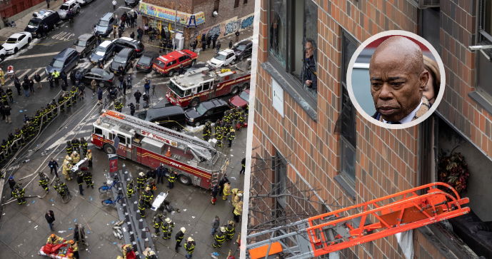 Při požáru domu v New Yorku zemřelo 19 lidí včetně devíti děti (9. 1. 2022)