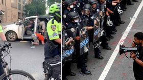 Policie v New Yorku čelí obvinění, že unáší protestující. Na videu ženu tlačí do auta