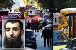 Útok v New Yorku: Uzbek najel do lidí, pak vytáhl zbraně