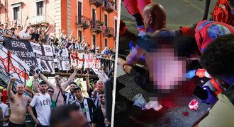 Krvavý útok v Miláně: Fanoušek Newcastelu byl napaden mačetou!