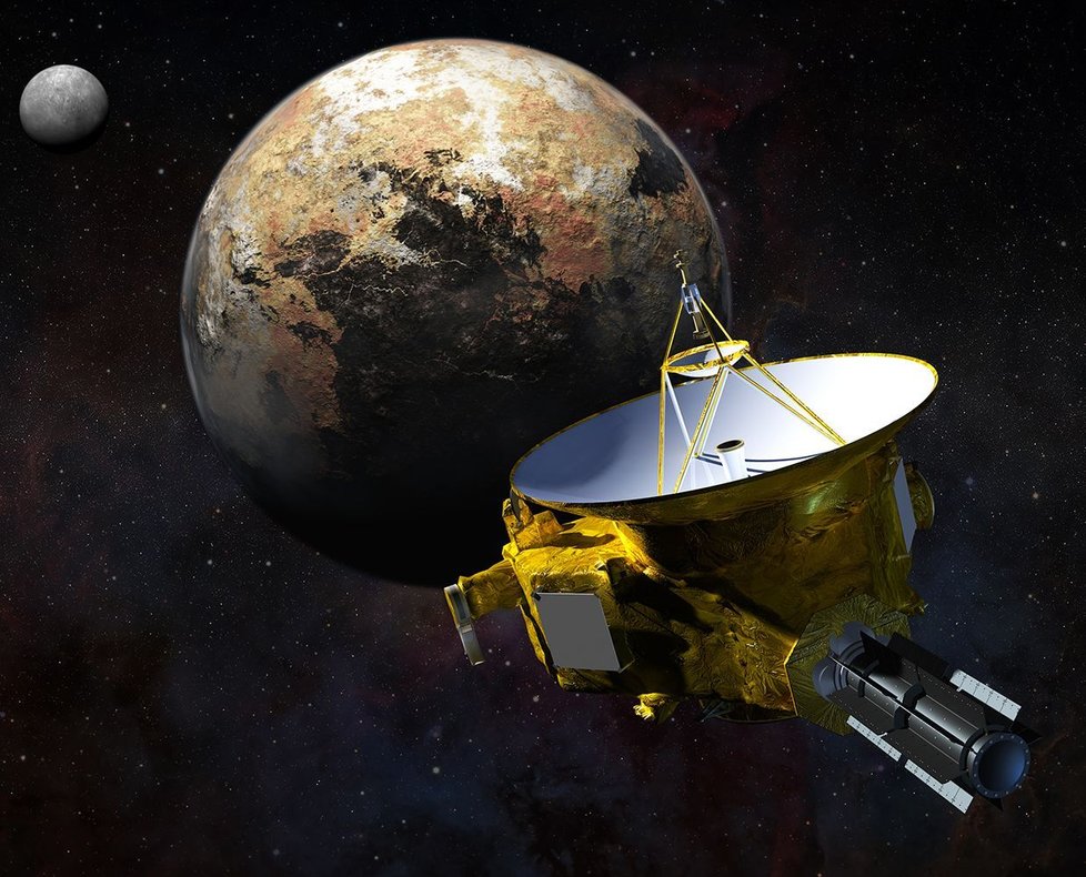 Sonda New Horizons přiletěla k Plutu.