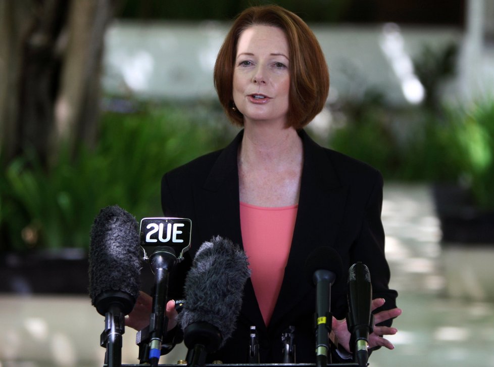 Sympatie obětem vyjádřila i australská premiérka Jullia gilard.