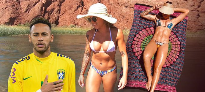 Brazilský útočník Neymar si našel novou holku. Uhranula ho skejťačka s vnadným dekoltem!