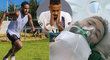 »Doping« před zápasem. Míčový kouzelník Neymar v kyslíkové masce!