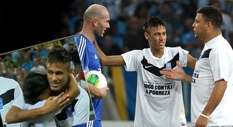 Neymar rozplakal dítě, které utěšil Zidane nádherným gólem