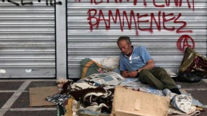 nezaměstnanost v Řecku, ilustrační foto