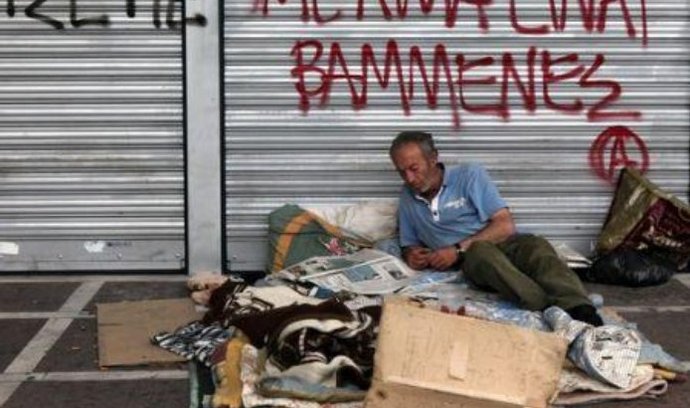 nezaměstnanost v Řecku, ilustrační foto