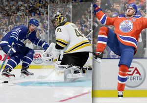 Záběry z videohry NHL 18.