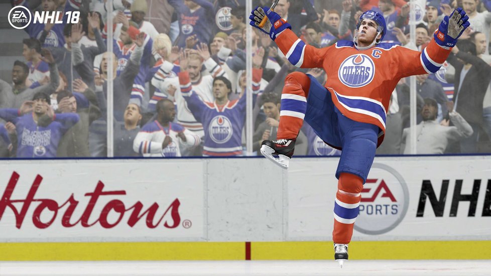 Záběry z videohry NHL 18.