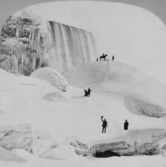 Niagarské vodopády v 60. letech devatenáctého století.