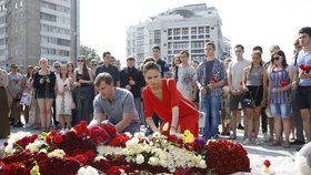 Pieta za mrtvé po teroristickém útoku v Nice