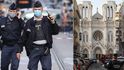 Útočník s nožem při útoku na kostel v jihofrancouzském přímořském městě Nice uřízl hlavu ženě a zabil dva další lidi. Informovala o tom dnes podle agentury Reuters policie. Pachatel útoku byl podle starosty města Christiana Estrosiho zadržen Útočník s nožem při útoku na kostel v jihofrancouzském přímořském městě Nice uřízl hlavu ženě a zabil dva další lidi. Informovala o tom dnes podle agentury Reuters policie. Pachatel útoku byl podle starosty města Christiana Estrosiho zadržen
