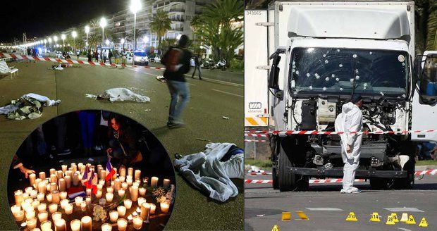 ONLINE: Tichý samotář v Nice zavraždil 84 lidí. Zraněná je i Češka