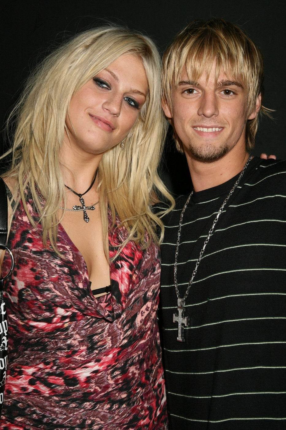 Leslie (†25) s Aaronem (†34) v roce 2007.