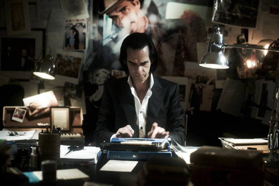 Nick Cave ve své pracovně