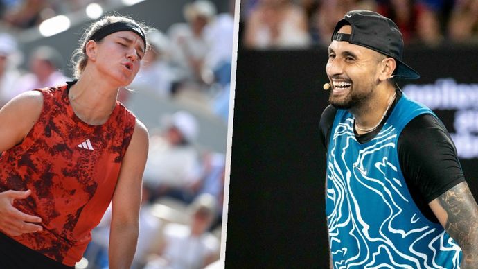 Svérázný bouřlivák Nick Kyrgios se vysmívá ženskému tenisu.