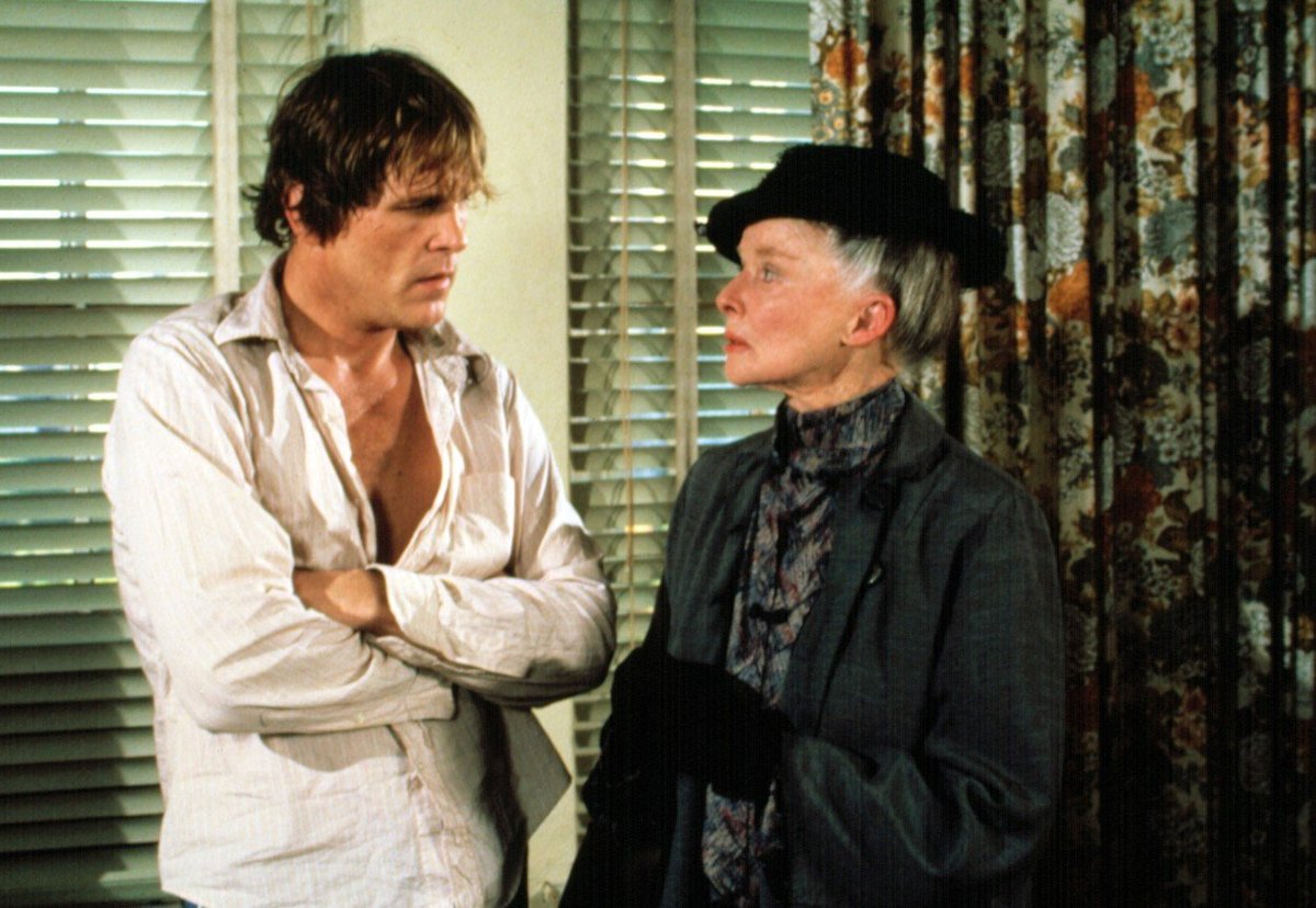 1985 - Nick Nolte a Katharine Hepburn ve fimu Grace Quigley