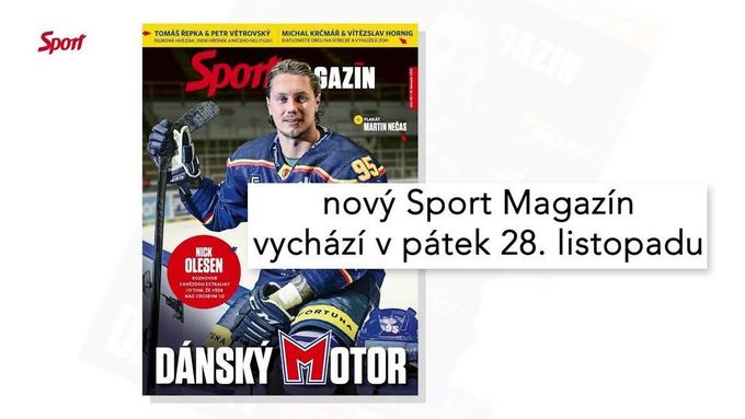 Sport Magazín plný rozhovorů: Olesen, Řepka s Větrovským, biatlonisté i plakát Nečase Sport Magazín plný rozhovorů: Olesen, Řepka s Větrovským, biatlonisté i plakát Nečase
