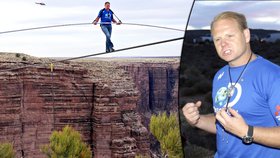 Wallenda to dokázal, přešel po laně Velký kaňon