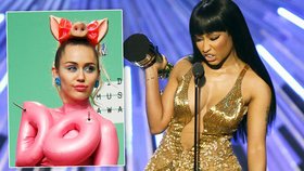 Miley Cyrus je dě**a, pustila se do zpěvačky Nicki Minaj