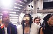 Nicki Minaj na módní přehlídce v Paříži.