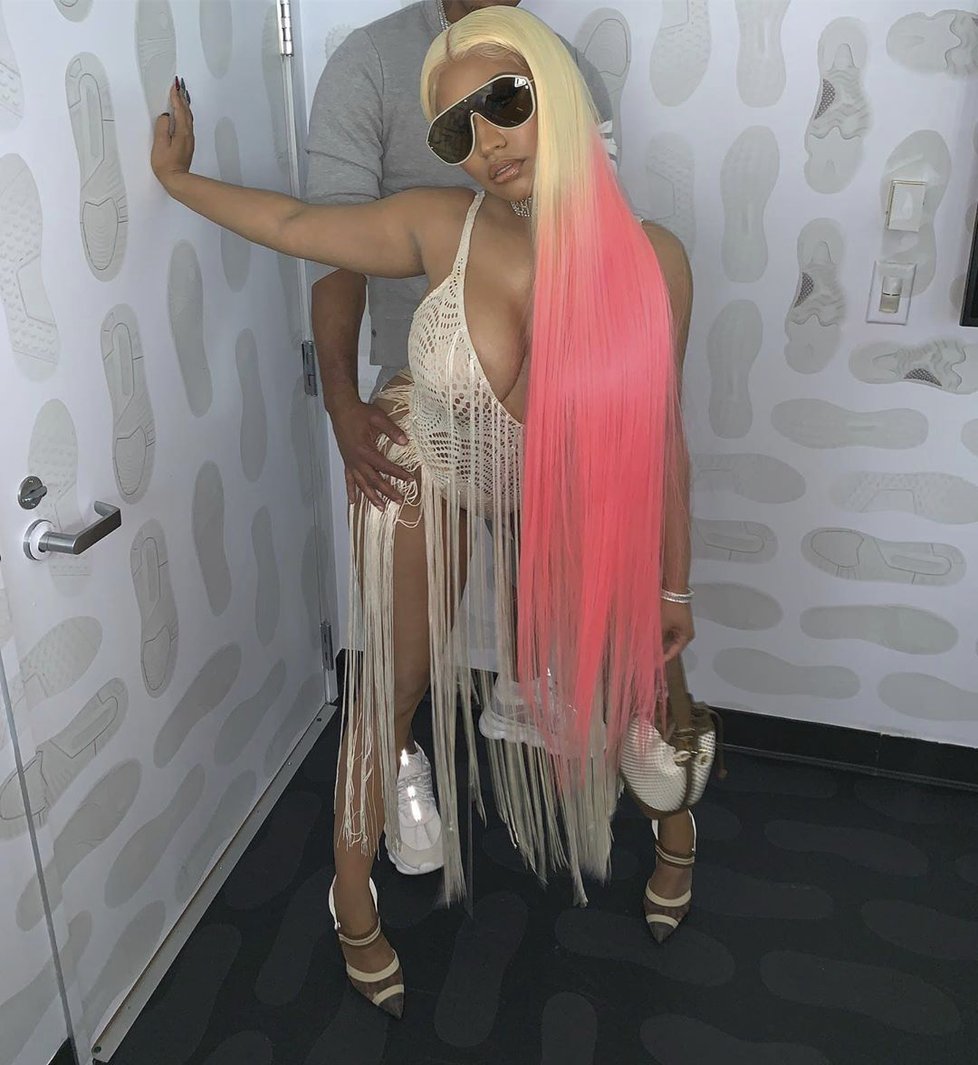 Nicki Minaj s partnerem Kennethem Pettym